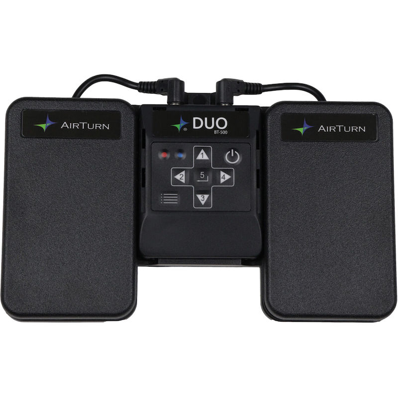 AirTurn Duo 500 Blue Tooth Foot Pedal Page Turner and More