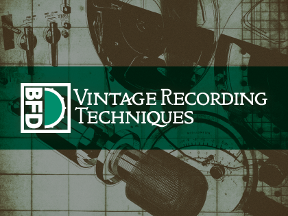 BFD Vintage Recording Techniques Expansion Pack eLicense