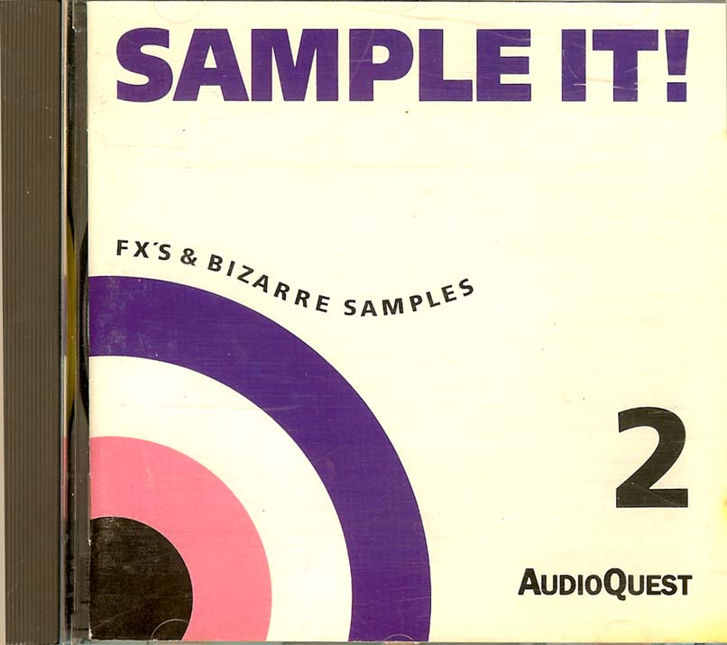 Audio Quest FX's and Bizarre Samples 2 Audio CD Open Box