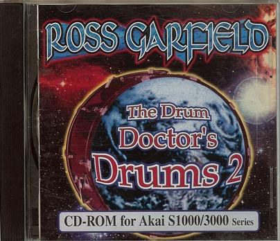 Ross Garfield The Drum Doctor's Drums 2 Akai S1000 CDROM