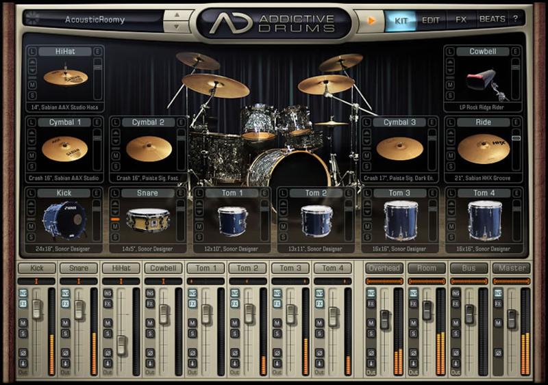 Big Fish Addictive Drums Mac PC Drum Instrument