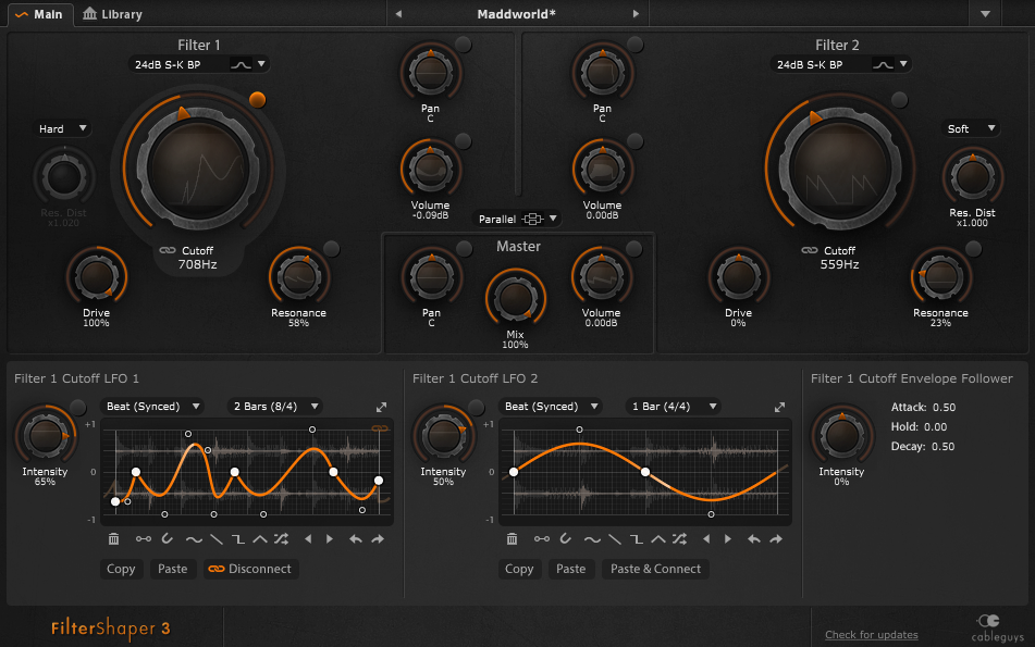 Cableguys FilterShaper 3 Mac PC Effect Plug In