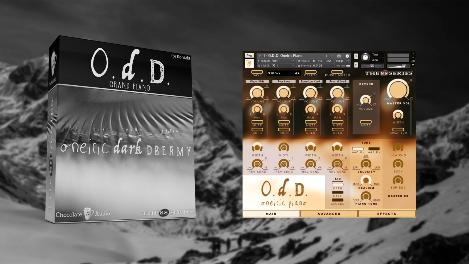 Chocolate Audio Chocolate Audio O.D.D. Grand Piano For Kontakt