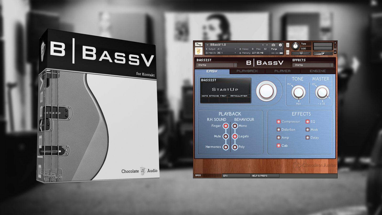 Chocolate Audio BBassV for Kontakt eLicense