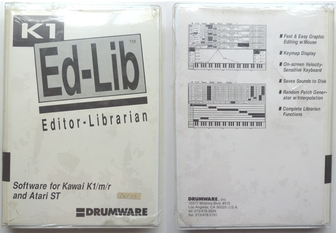 Interval Music Kawai K1m/r Editor/Librarian Atari