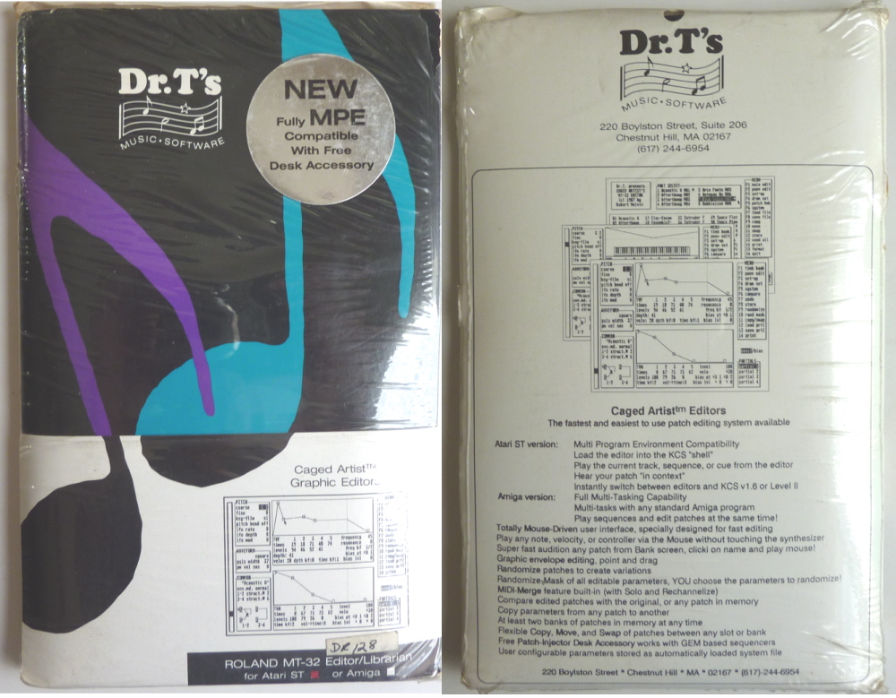 DR.T Roland Mt-32 Editor/Librarian Atari