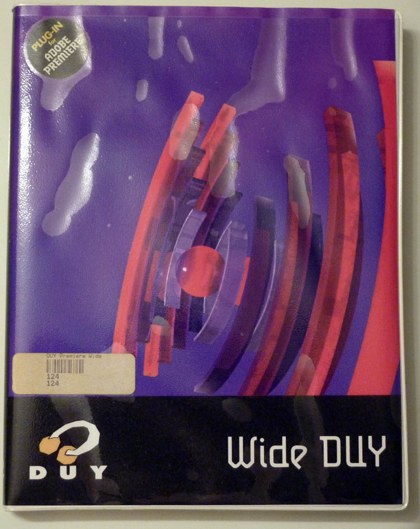 DUY Wide DUY Mac Plug In for Adobe Premiere