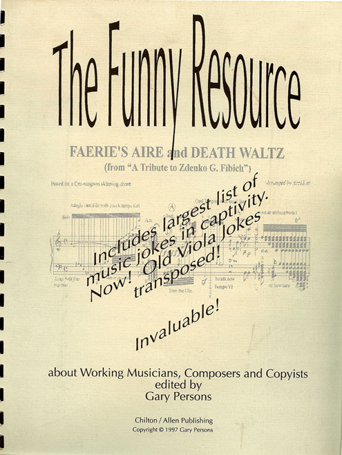 The Funny Resource, The Largest List of Music Jokes in Captivity