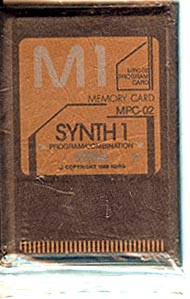 Korg M1 MSC-2S "Synth 1" PCM/ROM Card Set New Sealed