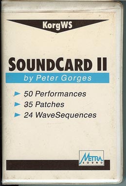 Metra Sounds Korg Wavestation Sound Card II Rom by Peter Gorges