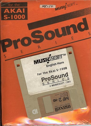 MusicSoft ProSound Akai S1000 English Horn Floppy Disk