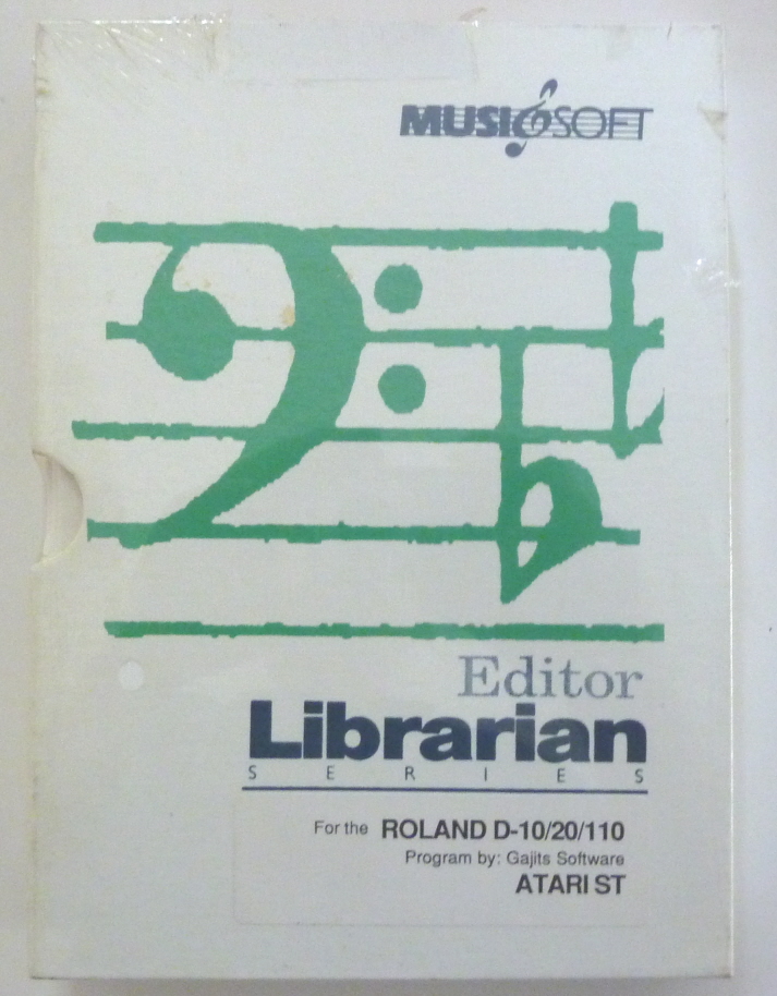 MusicSoft Roland D10/110 Atari Editor Librarian