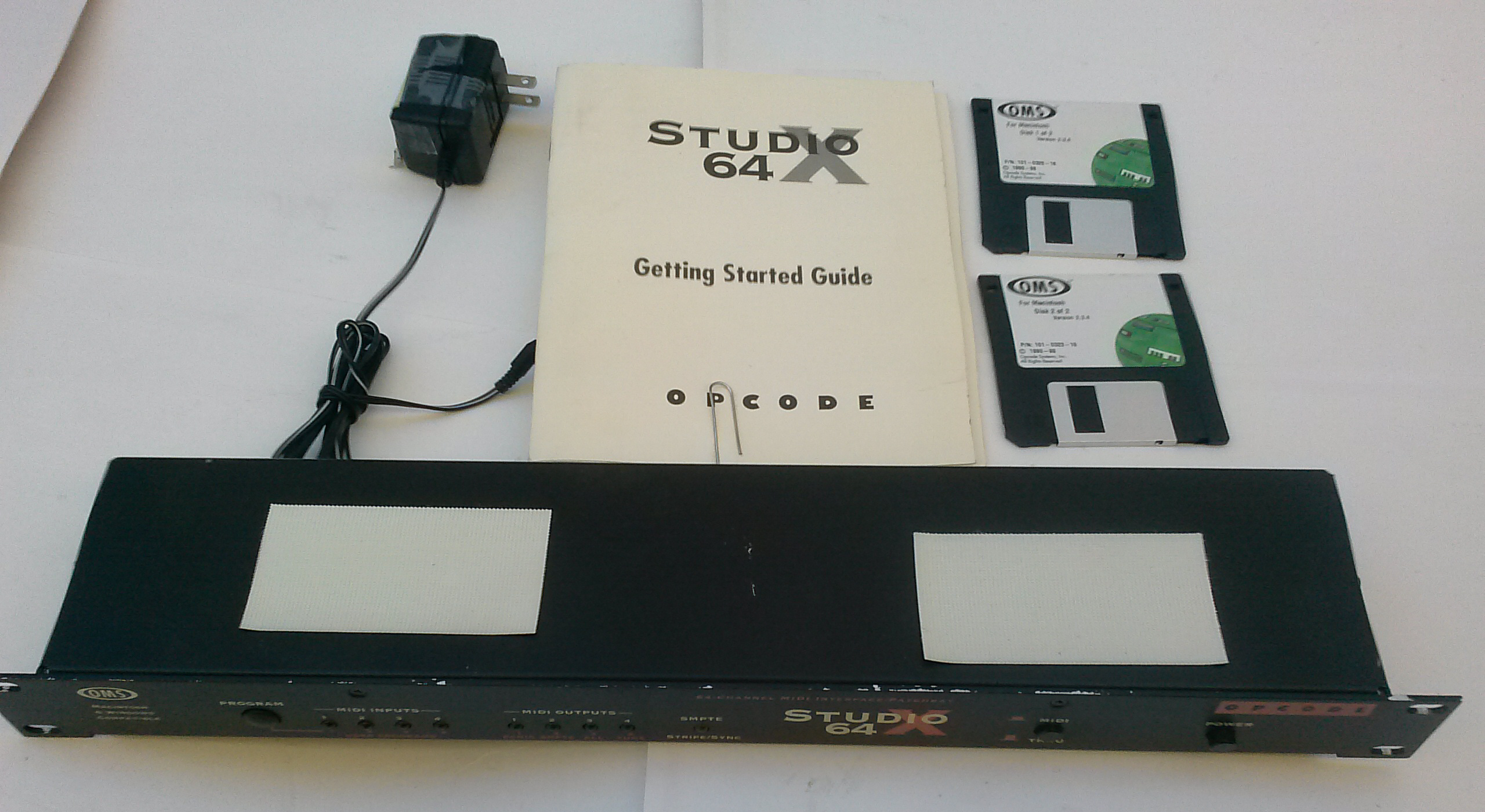 Opcode Studio 64x Mac PC MIDI Interface Used