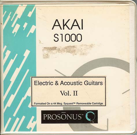 Prosonus Akai S1000 Electric & Acoustic Guitars V2 Sysquest Disk