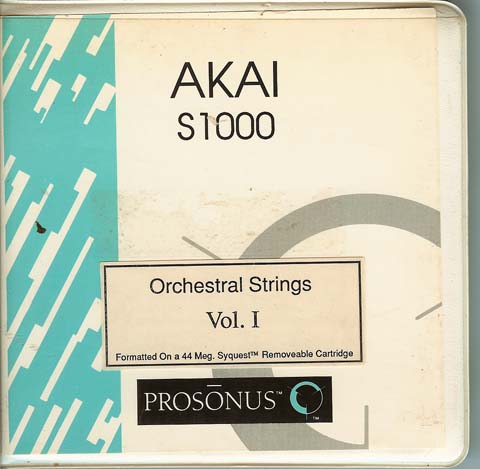 Prosonus Akai S1000 Orchestral Strings V1 Sysquest Disk