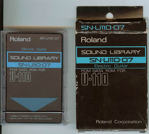 Roland SN-U110-07 PCM Data ROM for U-110 Series Demo