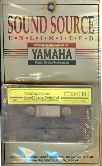 Sound Source Unlimited DX11 Digital Synths Tape