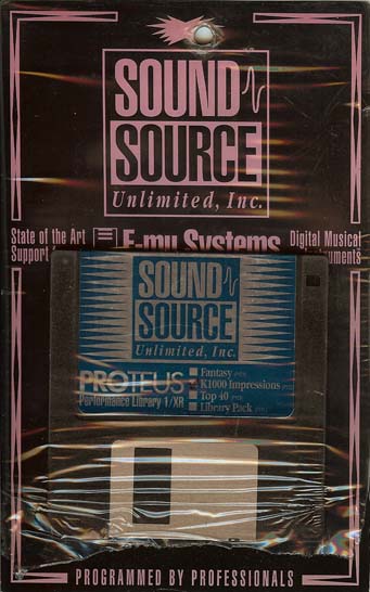 Sound Source Unlmtd EMU Protues 1 K1000 Impressions Atari Disk