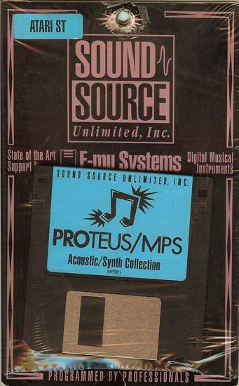 Sound Source Unlmtd EMU Protues MPS Acoustic/Synth Atari Disk