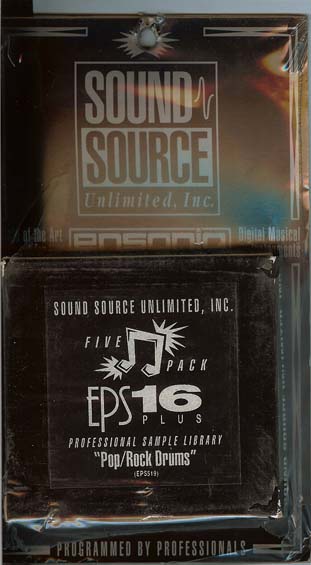 Sound Source Unlimited Ensoniq EPS-16 Library Pop Rock Drums