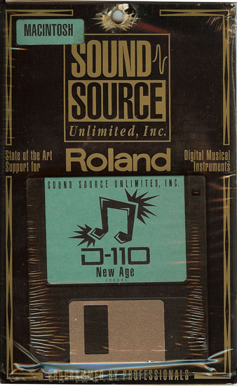 Sound Source Unlimited Roland D-110 New Age Mac Disk