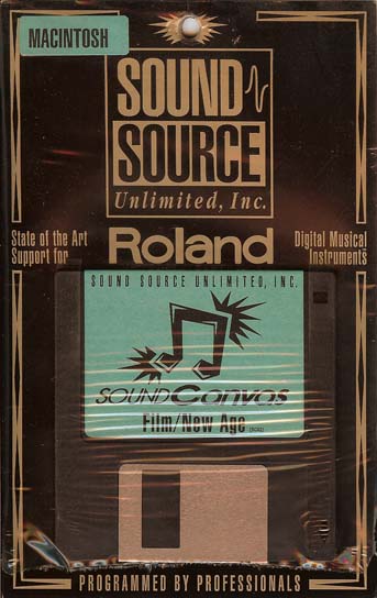 Sound Source Unlimited Sound Canvas Film/New Age Mac Disk