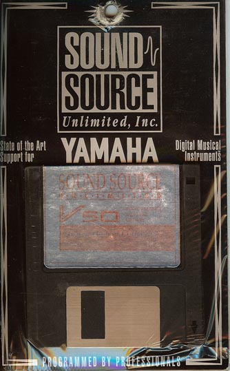 Sound Source Unlimited Yamaha V50 "Down Under" Floppy Disk