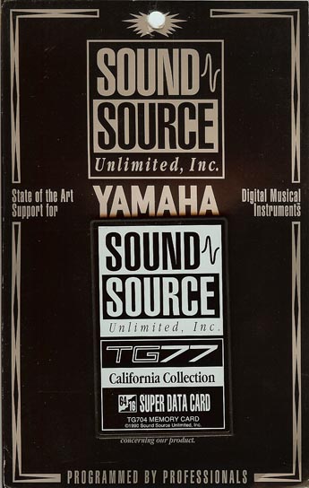 Sound Source Unlimited Yamaha TG77 California Rom