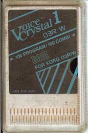 Voice Crystal Korg 03R/W Volume 1 ROM Card