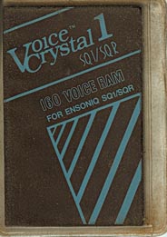 Voice Crystal Ensoniq SQ1/SQR Ram Card Open Box