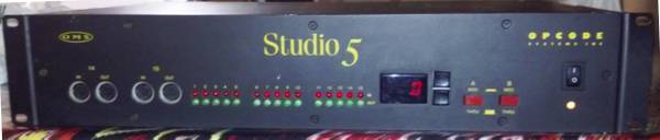 Opcode Studio 5 MIDI Interface for Mac OS 7,8,9