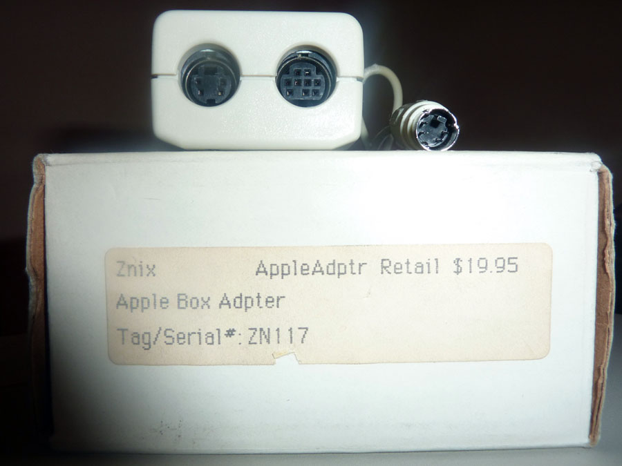 New Old Stock Znix Mac Apple ADB Adapter