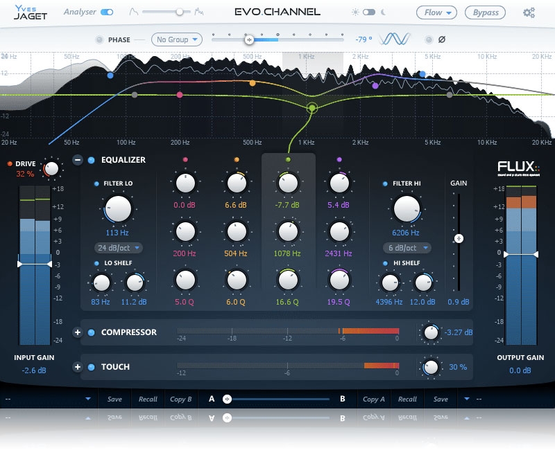 Flux Evo Channel Mac PC Channel Strip Plug-in eLicense