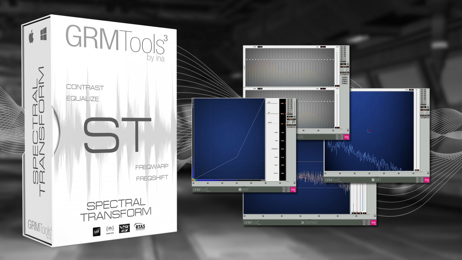 Ina-GRM Tools Spectral Transform 3 Mac PC eLicense