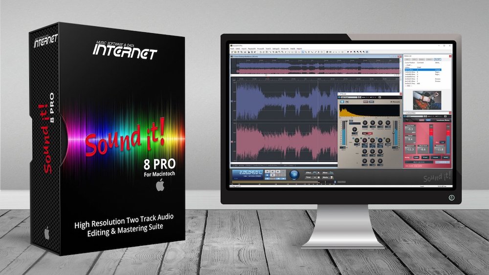 Internet Sound it 8 Pro Mac 2 Track Editor eLicense