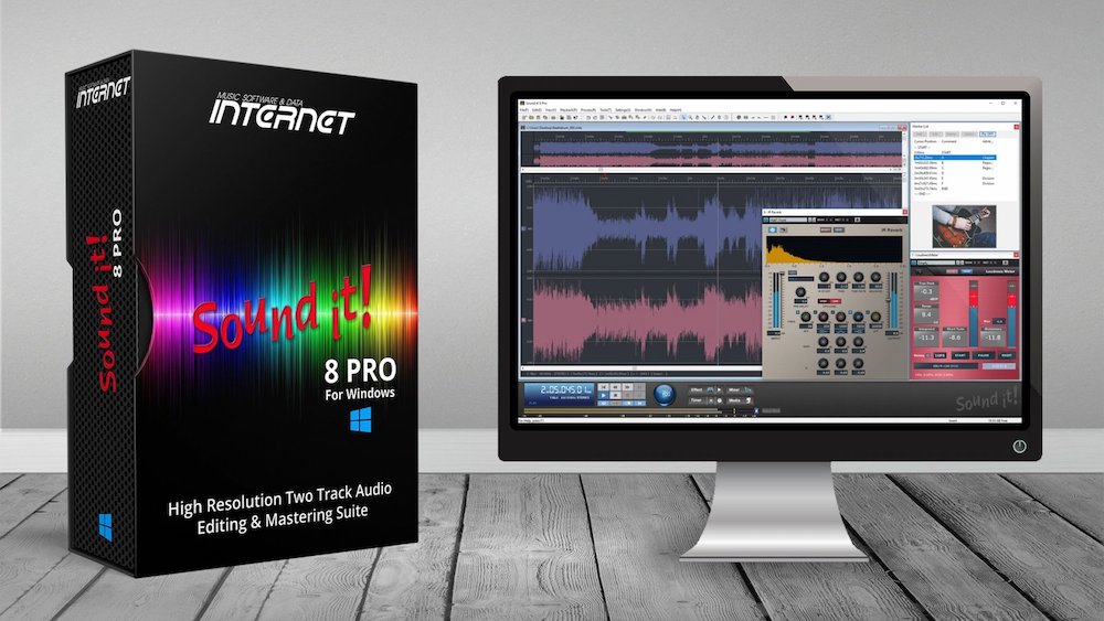 Internet Sound it 8 Pro PC 2 Track Editor eLicense