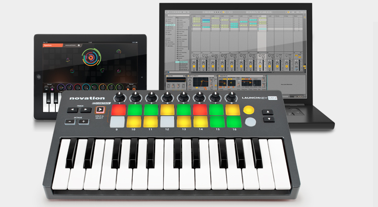 Novation LaunchKey MK2 Mini iPad, Mac PC Controller 25 Mini Keys