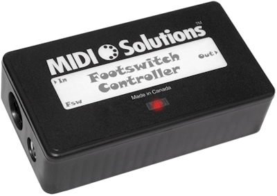 MIDI Solutions Footswitch Controller