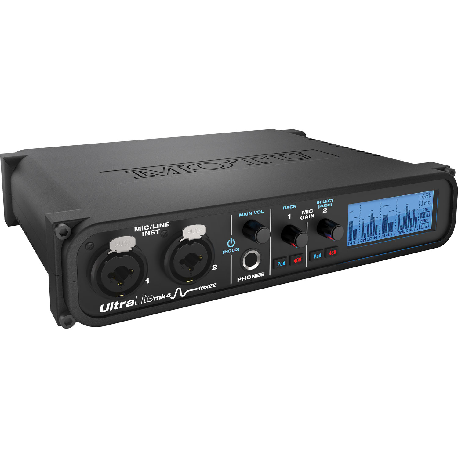 MOTU UltraLite-mk4 18x22 Mac PC USB Audio Interface with DSP