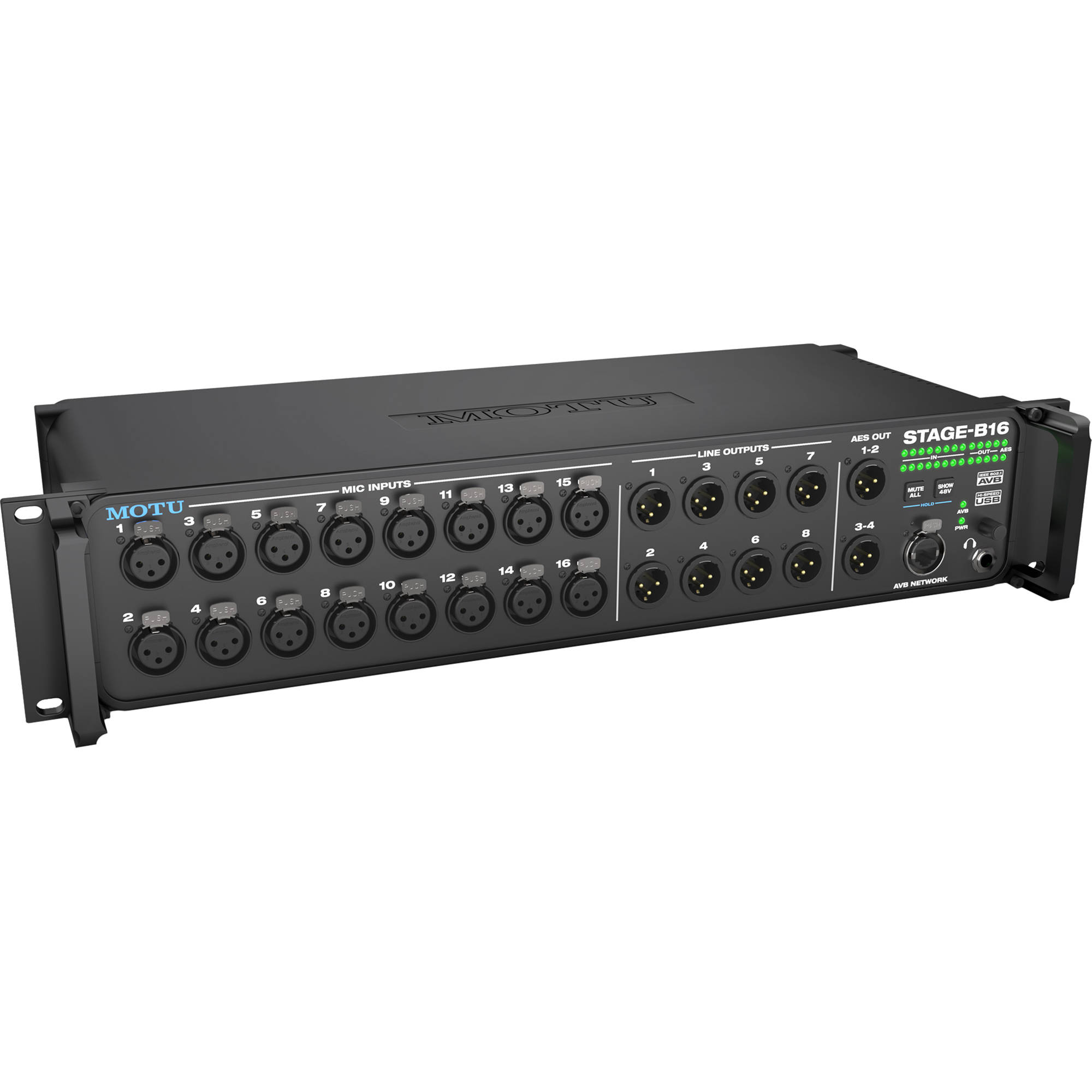 MOTU Stage-B16 16-Channel Stage Box Mac PC Audio Interface