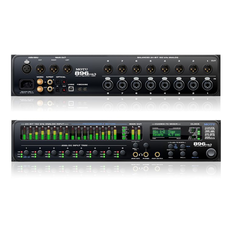 MOTU 896mk3 - FireWire/USB 2.0 Hybrid Mac PC Audio Interface