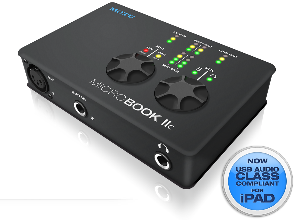 MOTU MicroBook IcI Mac PC USB Audio Interface