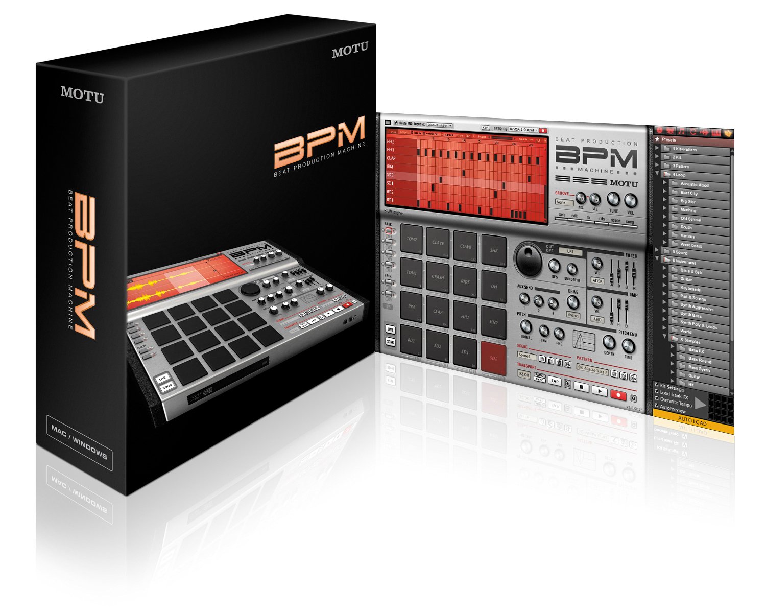 MOTU BPM Beat Production Software for Mac and PC