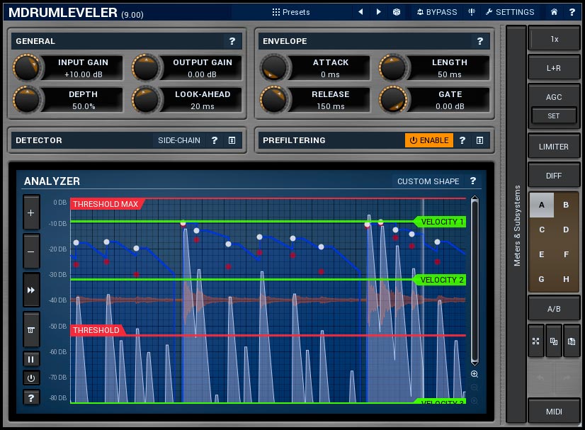 Melda Productions MDrumLeveler Mac PC eLicense