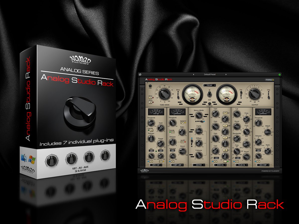 Nomad Factory Analog Studio Rack Plug-in eLicense