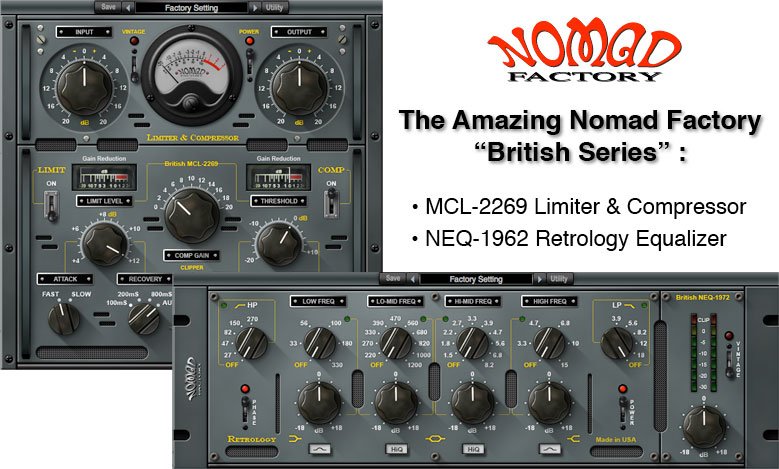 Nomad Factory British Bundle Plug-in eLicense