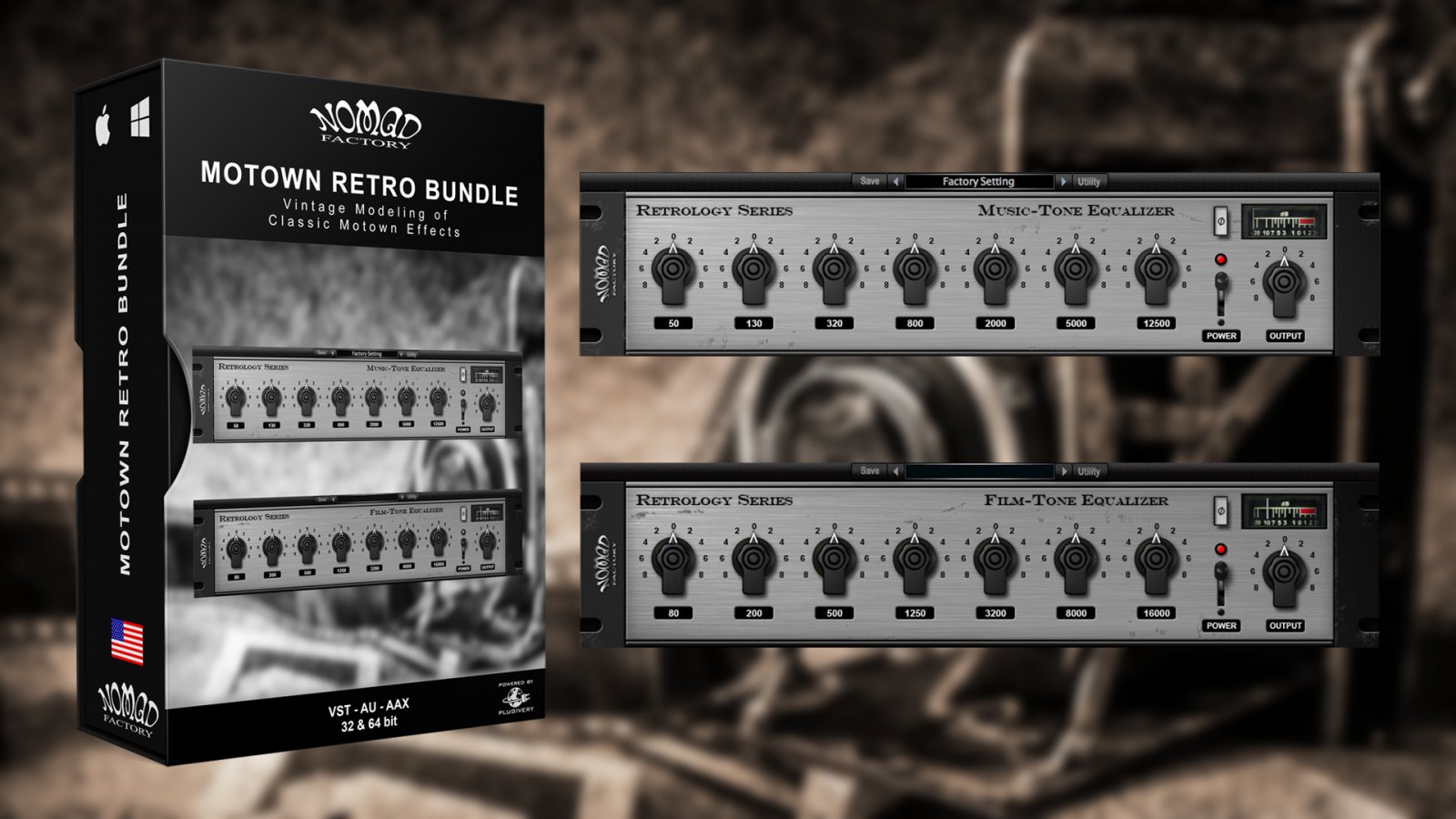 Nomad Factory Motown Retro Bundle Plug-in eLicense