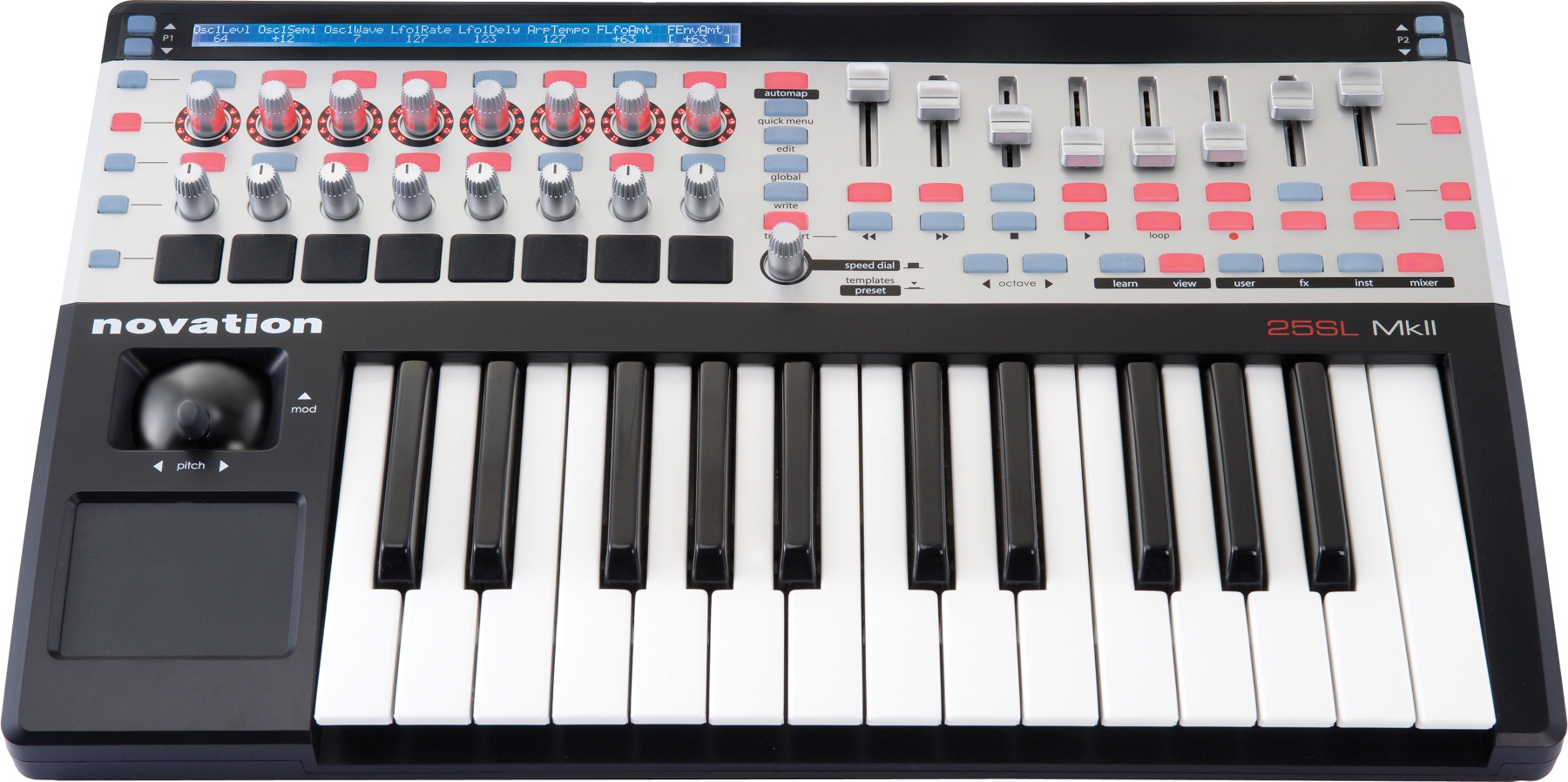 Novation 25 SL MkII 49-Key USB Remote MIDI Controller