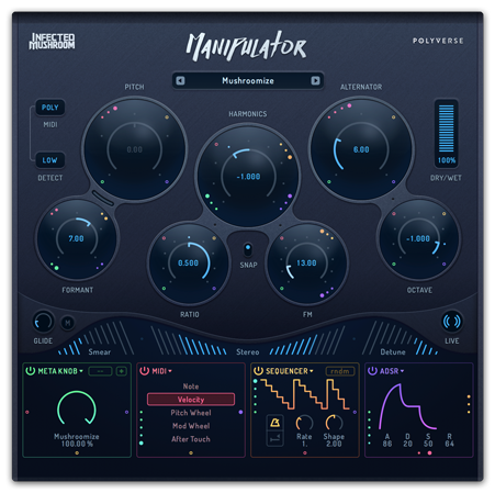 Polyverse Manipulator Mac PC Vocal-Transforming PlugIn eLicense