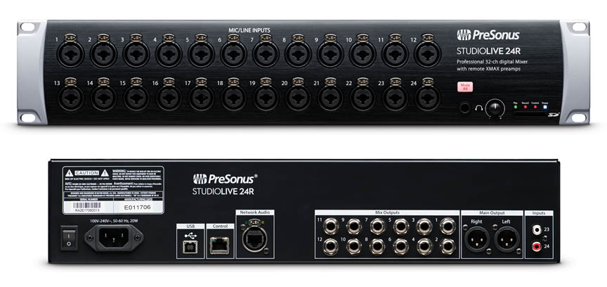 PreSonus StudioLive 24R Series III Rack Digital Mixer